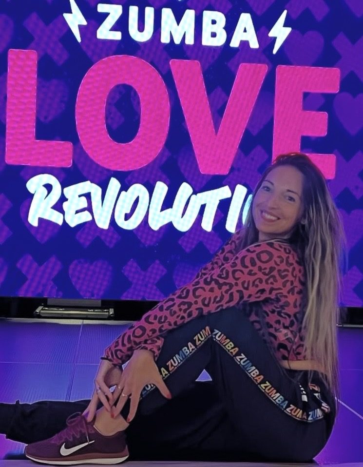 Milica Koričanac ispred Zumba Love Revolution bine